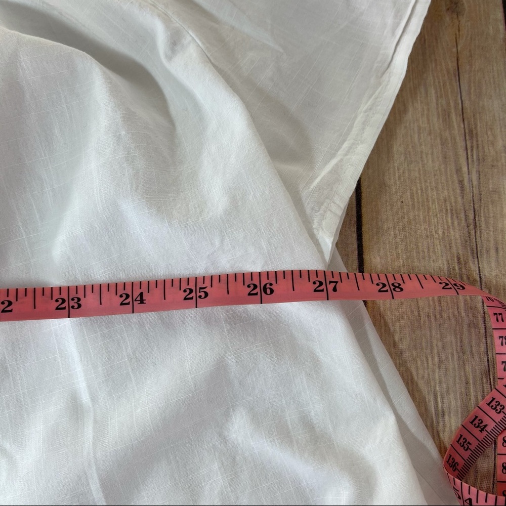 GAP White Short Sleeve loose over shoulders Top - Picture 2 of 5